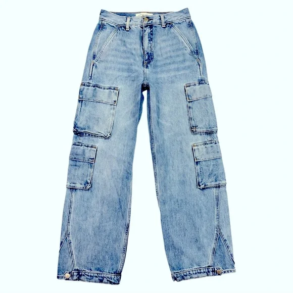 Aritzia Denim Forum The '90s Millie Hi-rise Cargo Jean size 25 - Picture 3 of 8